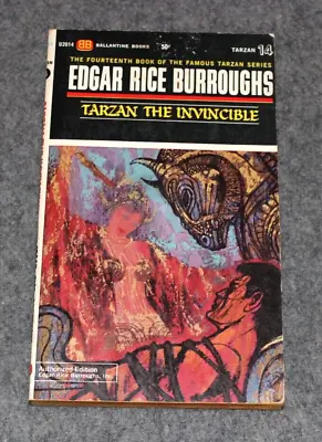 Tarzan The Invincible - Edgar Rice Burroughs (Ballantine U2014; 1964) Vintage PB • $9.99