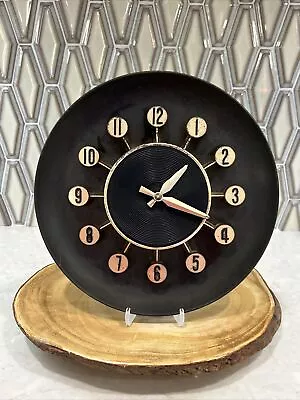 Vintage Spartus Starburst Clock Mid Century Modern MCM USA; Herold Products Co • $39.99