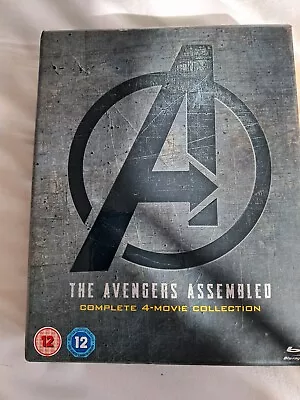 The Avengers: Assembled ~ All 4 Movies (blu Ray Box Set) Classic Marvel • £3.29