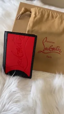 Christian Louboutin Card Wallet Red/Black • $300