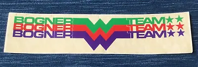 Vintage Bogner Team Ski Equipment 9  Sticker Decal 919A • $13.95