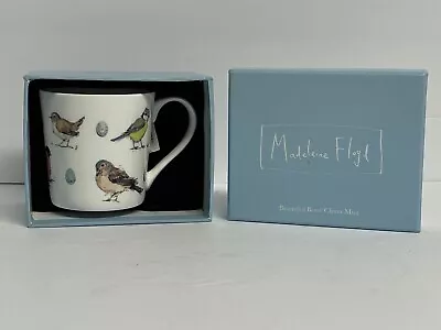 NIB 2014 Madeleine Floyd Mug Birds Bone China Otter House England Water Lane • £20.80