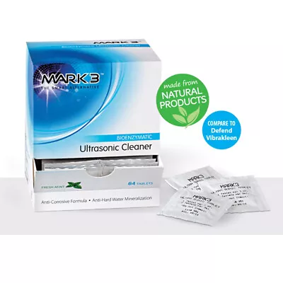 Ultrasonic Enzyme Cleaning Tablets By Mark3 64 Pcs/box • $31.49