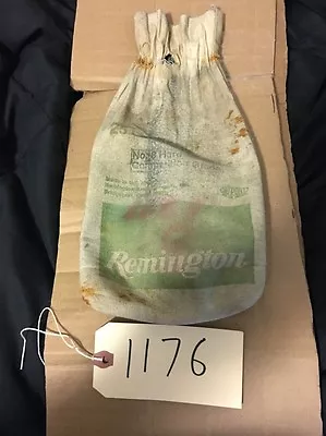 Vintage Lead Shot Canvas Bag 25 # Remington No 8 Compitition Grade Bag • $9