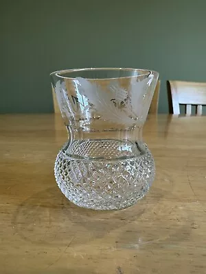 Edinburgh Crystal Thistle Whisky Glasses • £95