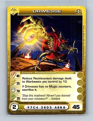 Chaotic TCG - Drimesse 2 MAX - 1st Ed - Silent Sands • $2.99