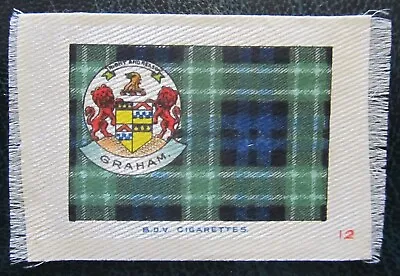 £2.49 • Buy BDV Cigarette Silks Card Scottish Clans Tartan Graham 1922 MULTI BUY DISCOUNT