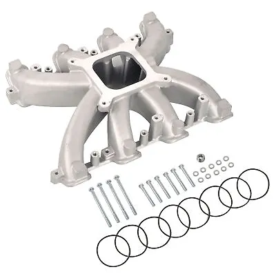 Satin Aluminum Single Plane Carb Intake Manifold For Chevy LS LS3/L92 300-131 • $151.88