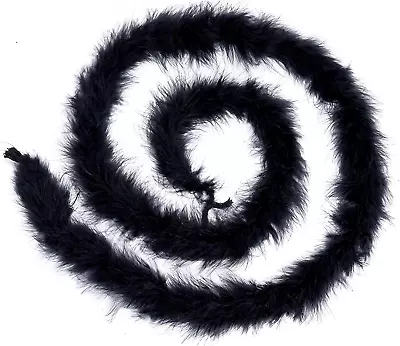 2 Yards Marabou Feather Boa For Crafts Wedding Party Halloween Costume Christmas • $12.39