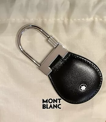 £75 • Buy Mont Blanc Meisterstuck Key Fob Black Leather