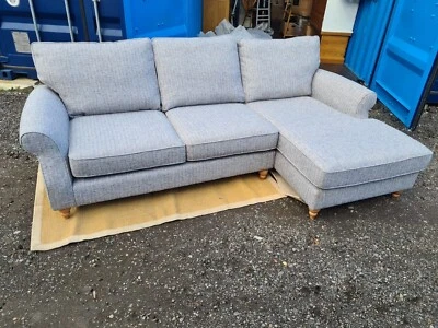 £750 • Buy New Next Ashford Medium RH L Shape Chaise Sofa Mid Grey
