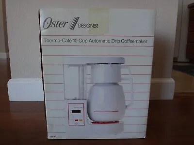 1985 Oster Thermo-Cafe Drip Coffeemaker 10 Cup Clock Timer 666-58 • $79.99