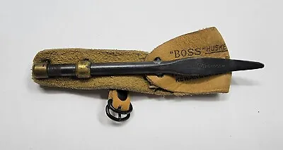 NOS 'The Boss' Vintage Metal Corn Husking Shucker Farm Tool - Kewanee Illinois • $29.97