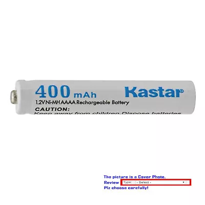 Kastar Ni-MH AAAA Battery 1.2V 400mAh For Asus Stylus Glucose And Blood Monitor • $9.99