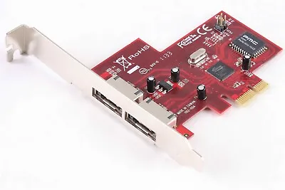 StarTech || 2 Port ESATA Controller Card || PCI Express Adapter || PEXESATA2 • $20.72