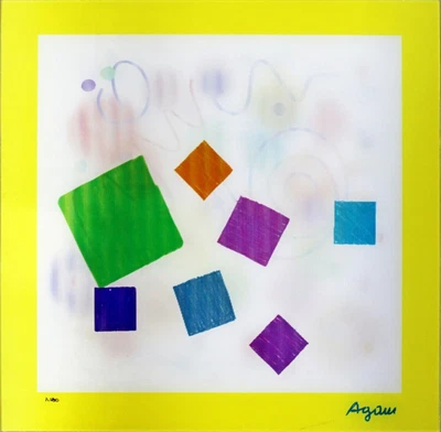 $3500 • Buy Mid Century Modern Unframed Infinity Yaacov Agam Signed Holograph Agamograph