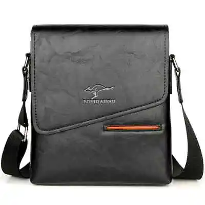 Luxury Brand Kangaroo Messenger Bags Men Leather Casual Crossbody Bag For Men • $23.49