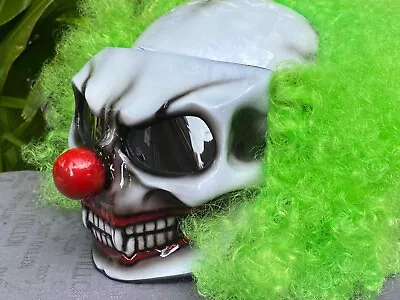 Custom Clown Motorcycle Helmet Killer CLOWN Visor Clown Hair 3D Clown Helmet • $240