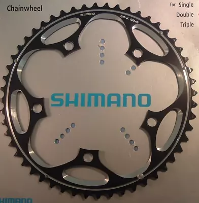 Shimano Ultegra 6601-G 52T-B X 130CD Road Chainring- NEW/NOS-2x9/10-Speed-NIB • $99.99