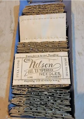 VINTAGE 100 YEAR 5 Packs Of Victrolas / Phonograph Needles Lot (14 Per Pack) • $19.99