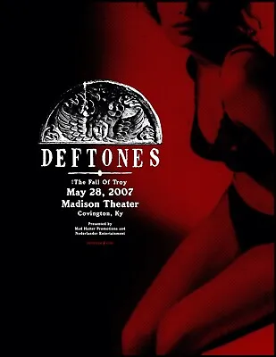 Deftones May 2007 Limited Edition Gig Poster • $209