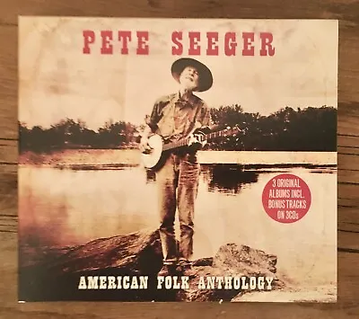 £4.99 • Buy Pete Seeger American Folk Anthology Triple Fold Out Cd Set