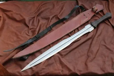 Custom Handmade D2 Tool Steel Hunting Sword Combat Sword Survivel Sword • $132