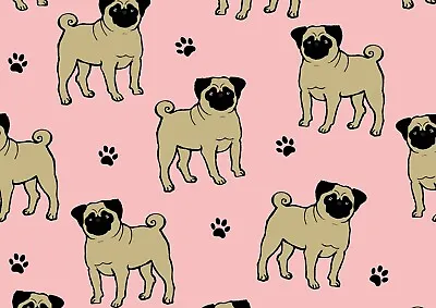 £3.99 • Buy Cute Tan Pug Puppies Poster Print Size A4 / A3 Dog Animal Poster Gift #8612