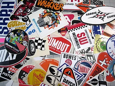 Vtg 1960s 1970s Auto Racing Sticker - Clevite National Eliminator Holley Buco + • $32