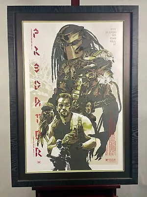 PREDATOR  Damaged  - Gregorz  Gabz  Domaradzki (2013) Screen Print Poster 24x36  • $449.95