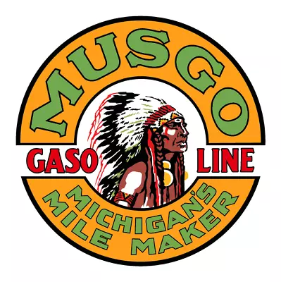 Musgo Gasoline OIL GAS Sticker Vinyl Decal |10 Sizes!! With TRACKING FREE SHIP • $59.99