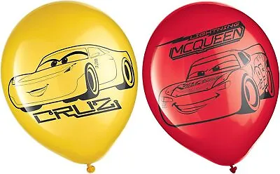 Disney Cars 3 Movie Pixar Race Car Kids Birthday Party Decoration Latex Balloons • $8.47