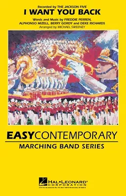 I Want You Back Jackson 5 Easy Contemporary Marching Band Sheet Music 003744702 • $49.95