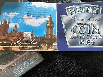 2x 1983 HEINZ Royal Mint Uncirculated Coin Collection • £5