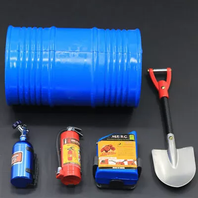 1:10 Fire Extinguisher Oil Drum Shovels For Axial SCX10 TRAXXAS TRX4 RC Car A • $20.19