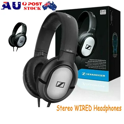 $29.97 • Buy NEW Sennheiser HD 206 Stereo WIRED Headphones Earphones Headband Over Ear Black