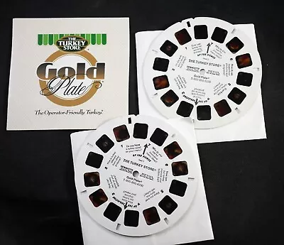 2x View-Master Promotion Sales Reels & Info For The Turkey Store • $9.95