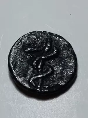 200-133 BC - PERGAMON In MYSIA Ancient Greek Hellenistic Coin ASCLEPIUS SERPENT  • $35