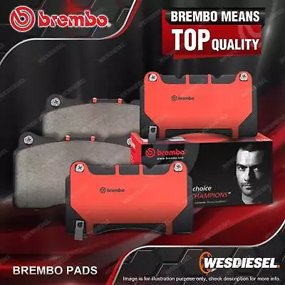 4Pcs Brembo Rear NAO Ceramic Disc Brake Pads P06026N Refer Bendix DB1499 • $116.90