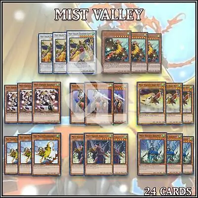 MIST VALLEY DECK 24 | Apex Avian Thunderbird Shaman Falcon HAC1 YuGiOh 🔥 • $5