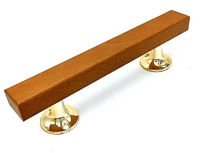 CHUNKY OAK HANDLES 114mm Wooden Cupboard Door Cabinet Drawer Pull Handles (707) • £17.25