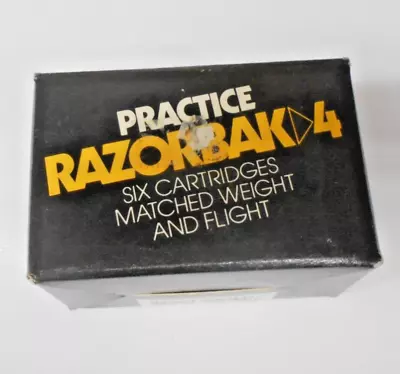 6 Vintage Razorbak 4 Practice Cartridges Broadheads New Archery Arrows Hunting • $2