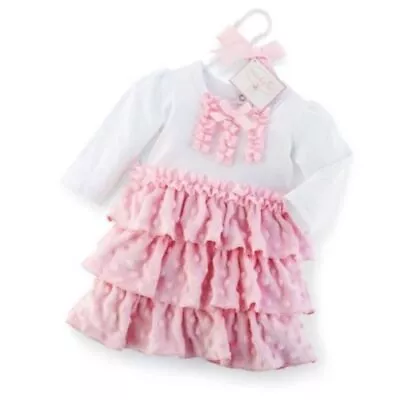 Mud Pie Baby Princess Minky Dress 12-18 Months 2-3T NWT And Hanger • $10