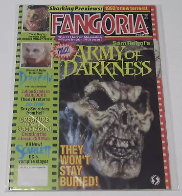 Fangoria Horror Magazine #120 1992 Army Of Darkness Dracula Scarlett The Temp • $25