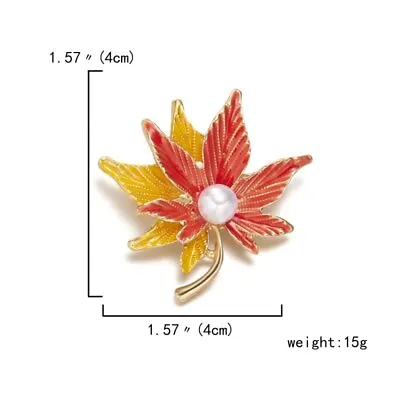 Fashion Flower Plants Enamel Crystal Brooch Pin DIY Bouquet Bridal Women Jewelry • $3.79