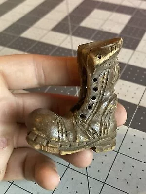 Vintage Carved Wooden Boot Miniature Rare Item • $8