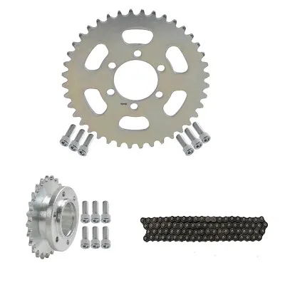 40T Sprocket 24T Gear #35 Chain Kit Go Kart Racing Mini Bike Go Cart Quad ATV • $44.89