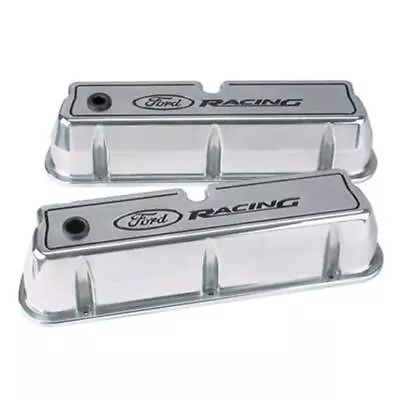 Ford Racing Performance SBF 289 302 351W Polished Aluminum Valve Covers • $211.99