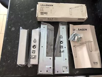 Ikea LILLANGEN Cabinet/ Sink Legs 20325 Pack Of  Two 61/4 -6/3/4” Stainless Legs • £3.50