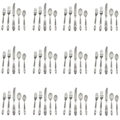 Towle Stockholm 18/10 Stainless Steel 60pc. Flatware Set (Service For Twelve) • $499.99